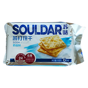 100g好吃點蘇噠蘇打餅干(奶鹽味)