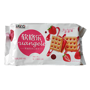278g好吃點軟格樂夾心餅(草莓)
