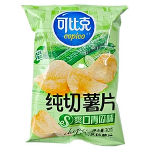 30g可比克純切薯片（爽口青瓜 ）