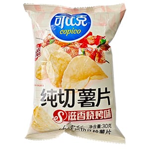 30g可比克純切薯片（滋香燒烤 ）