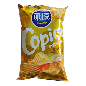 40g可比克小彎曲薯片原滋味