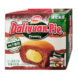達(dá)利園提拉米蘇注心派2枚46g