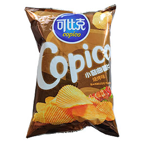 62g可比克小彎曲薯片燒烤味
