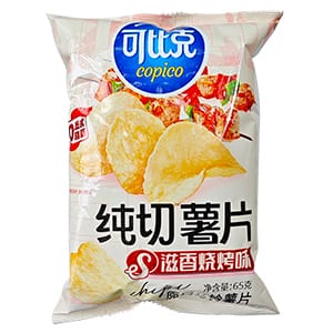 65g可比克純切薯片（滋香燒烤）