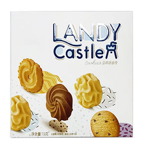 73g達(dá)利藍(lán)蒂堡曲奇餅干