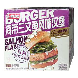 135g美焙辰海帶三文魚漢堡