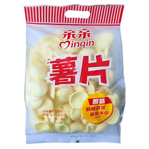 100g親親薯片（原味/蕃茄）