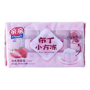 420g親親布丁小方凍草莓味