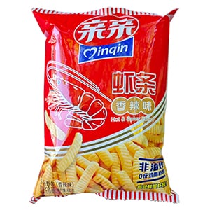 80g親親蝦條（香辣）
