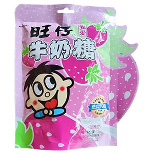 126g旺仔牛奶糖草莓味