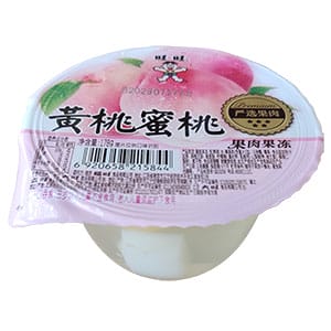 178g旺旺黃桃蜜桃果肉果凍