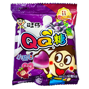 18g旺仔QQ糖酸奶葡萄味