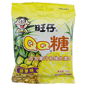 70g旺仔QQ糖（菠蘿）